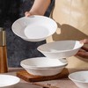 【孟垣摩登浮雕餐具8件套】FDA认证 京东在售99元 釉下彩工艺，无铅无镉，出口品质，高环保标准，不含有毒物质WD 商品缩略图2