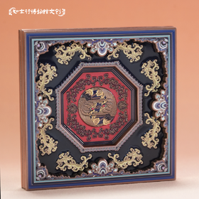 扬州瘦西湖五亭桥藻井冰箱贴三层金属材质古建文创旅游纪念品