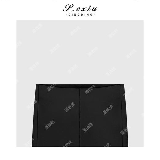 PanYiXiu/潘依绣四面弹修身显瘦百搭五分骑行裤打底休闲裤 W-63818 商品图2