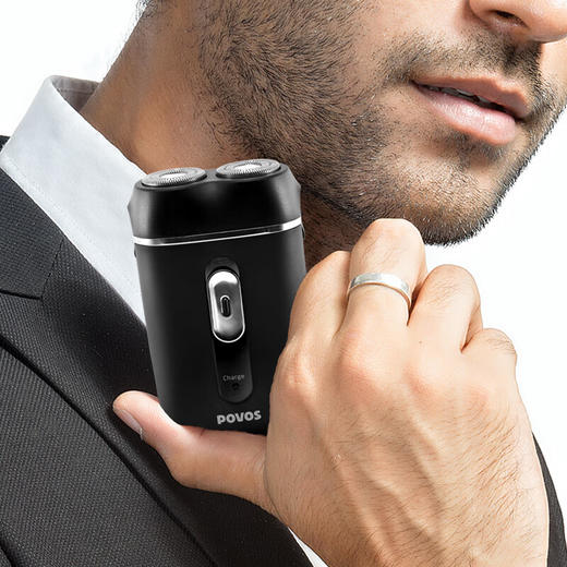 奔腾 360°贴面独立浮动双刀头电动剃须刀 商品图6