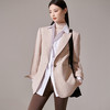 剩S/M/XL 芳外新款通勤外套时尚修身一粒扣西装女8T23CX1026 商品缩略图1
