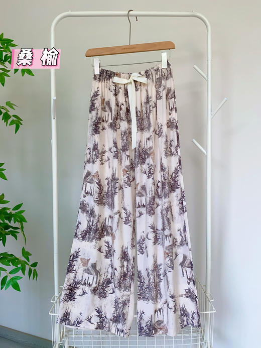 松植屋夏季糯叽叽呼吸裤 宽松版型+阔腿设计、藏肉显瘦无束缚、透气不闷汗  福利商品不支持退换，下单即认可！ 商品图5