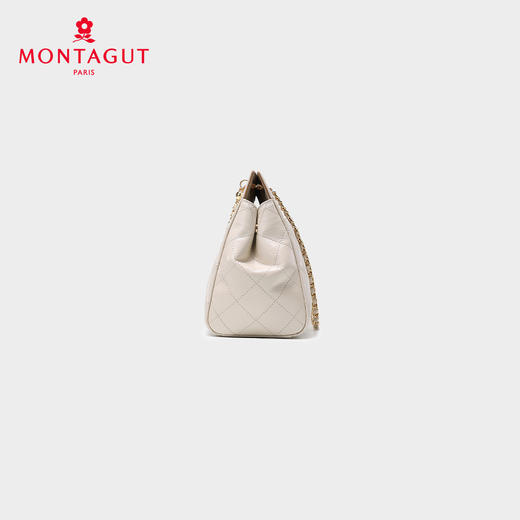 梦特娇女士真皮链条包轻奢羊皮单肩包休闲矜贵斜挎包可爱菱格包 商品图8