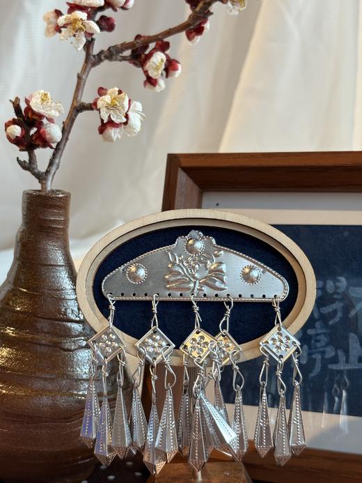 非遗草木染苗银木质冰箱贴原创手工扎染创意冰箱贴装饰 商品图6