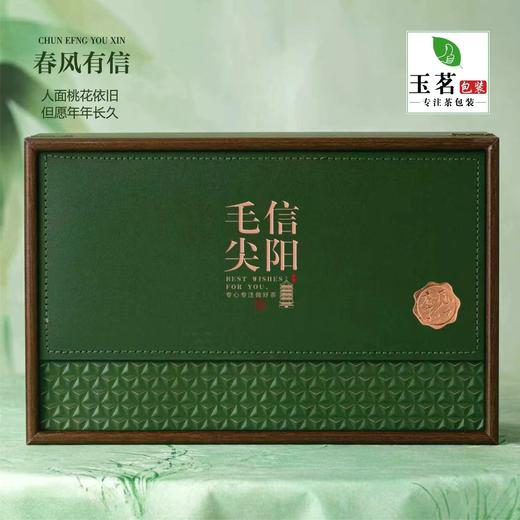 春风有信【深绿.2瓷毛尖+茶勺】65元1套.整箱8套 商品图1