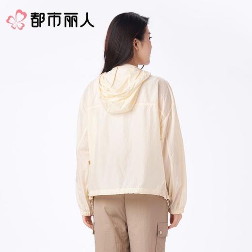 都市丽人防晒衣薄梭织防晒女士防晒长上衣短袖上衣可外穿LXC7A2 商品图2