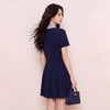 奢姿大码女装2026夏季胖妹妹时尚格纹学院风连衣裙气质通勤长裙9962872009 商品缩略图3