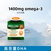 【跨境】挪威沐乐思Mollers鳕鱼肝油胶囊  80粒/瓶    1400mg Omega-3青少年 商品缩略图0