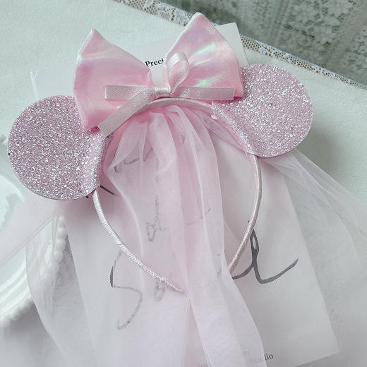 闪闪耳朵头纱发箍RT发箍-纪念日百货门店同款169648321 商品图4