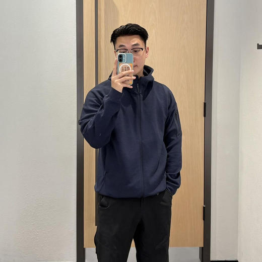 鸟家Olera华夫格连帽外套2⃣️色031103 商品图3