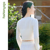 凡圣瑜伽气质亚麻外搭长袖FM16319 商品缩略图6