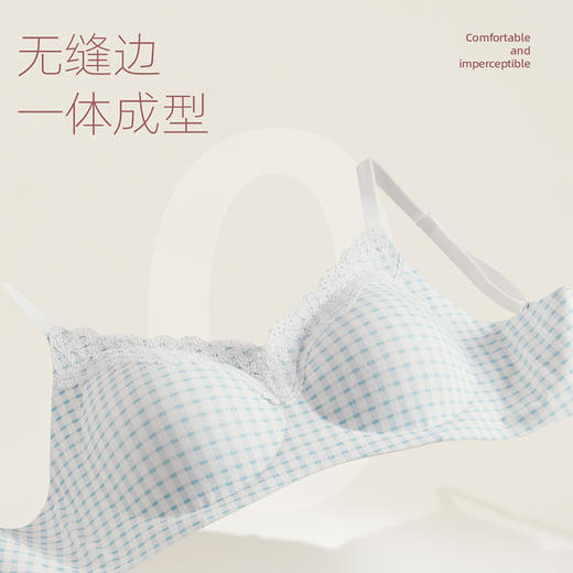 【品牌福利69元买1套送1套到手2套】维妮芳-蕾丝 V 领甜美减龄文胸 商品图3