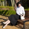 西子/夜玉兰机器醋酸经典重工刺绣玉兰优雅半裙/BQXS0398 商品缩略图3