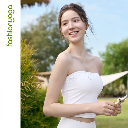 凡圣瑜伽气质星光闪钻抹胸FY16201 商品图9