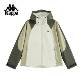 【春上新】【5折】6楼卡帕Kappa运动外套女2025秋季连帽三防面料防风衣上衣K0F82FJ81原价899现价450