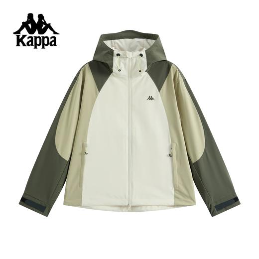 【春上新】【5折】6楼卡帕Kappa运动外套女2025秋季连帽三防面料防风衣上衣K0F82FJ81原价899现价450 商品图0