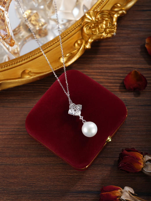 子佩集【四叶相思】银S925珍珠惜王妃套链项链【L0167】双色四叶草2602 商品图4