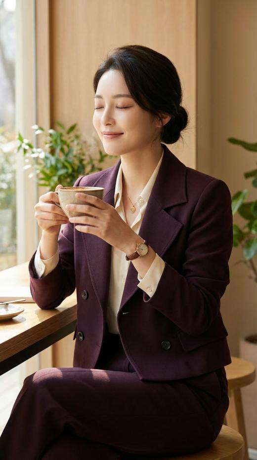 压珠边线侧破刀显瘦阔腿裤 商品图2