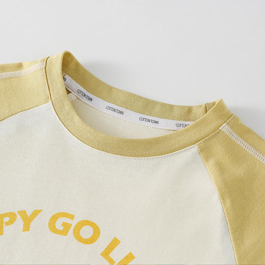 【A类针织假两件T恤】棉花堂针织长袖假两件T恤  10A级抗菌  吸湿透气  FA61025 商品图7