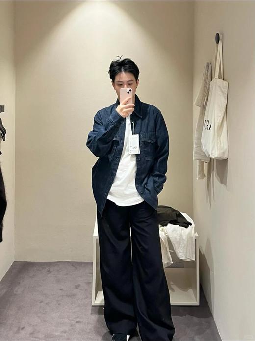【男士牛仔衬衫】早春出彩穿搭，既有牛仔的挺括质感，又不会僵硬扎肉，厚度也很适合WD 商品图0