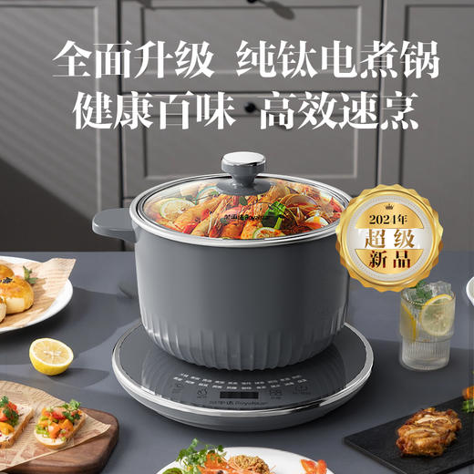 【纯钛内胆 分体设计】荣事达钛电煮锅DZG1580T 商品图1