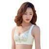 ZYQ-502  无骨内衣小胸聚拢性感睫毛蕾丝舒适莫代尔薄款透气调整型无磁文胸（单件） 商品缩略图4