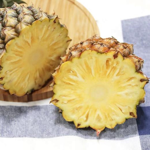 【当季抢鲜吃❗️19.9秒3斤🔥海南金钻凤梨】现摘现发，金黄诱人，香甜扑鼻，无需挖孔，无需泡盐水，去皮即食！水果手撕凤梨新鲜无眼台湾香水菠萝 商品图1