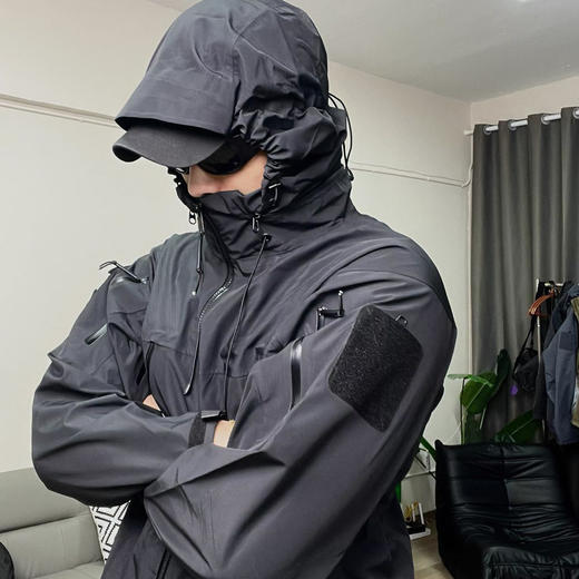 LeWalk  ALPHA JACKET GEN 2.2 MEN'S防水透气拉链舒适休闲长袖夹克冲锋衣 商品图3