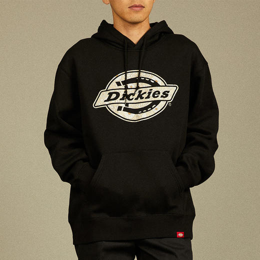 Dickies加绒连帽卫衣秋冬男女同款潮流宽松长袖百搭加厚情侣上衣DK012604 商品图5