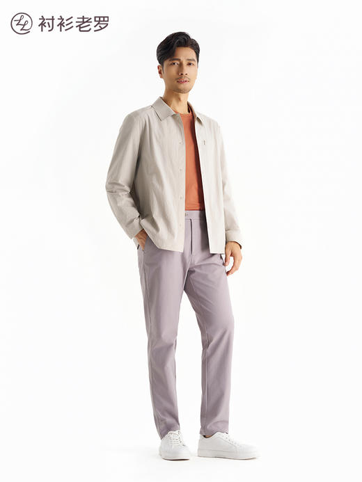 【云盾】抗撕裂肌能格翻领暗扣衬衫夹克261L7J537N[门店专款] 商品图7