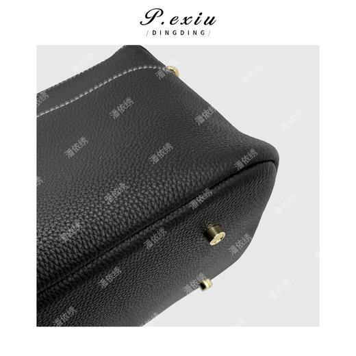 头层牛皮小众明线设计通勤时髦大容量手提包 BL5979 商品图1