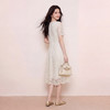 奢姿大码女装2026夏季胖妹妹时尚蕾丝连衣裙气质通勤轻社交裙子9962854536 商品缩略图3