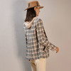 芳外新款格子西装外套知性时尚气质西服女8T21AX0330 商品缩略图4