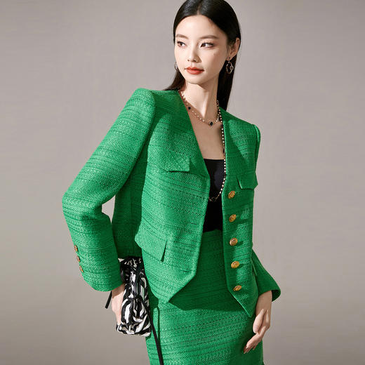 剩S/M/XL 芳外芳外短外套8T23CW0998 商品图1