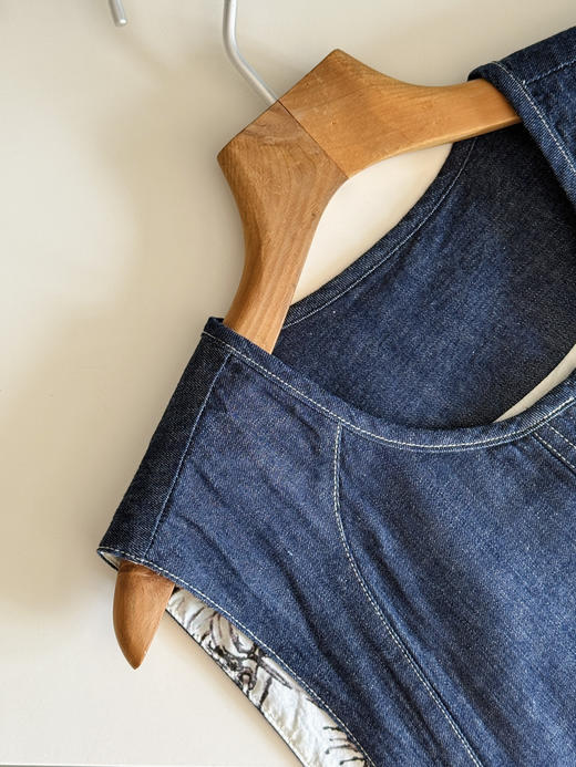 26春夏--叠穿层次感--品质牛仔马甲【包邮+三天无理由退换】 商品图9