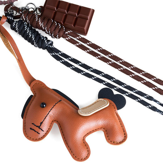 AJIDOU阿吉豆挂件本命年生肖马挂饰小众设计感包挂皮质装饰品车挂 商品图2