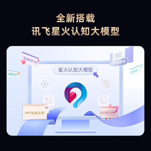 【DZ】科大讯飞无线蓝牙鼠标MW610星火版白色 商品图3