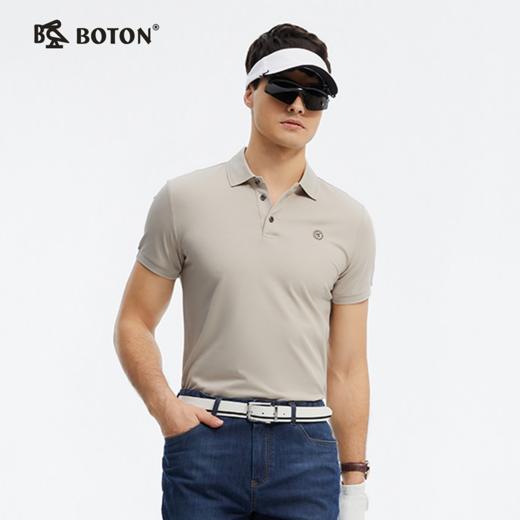 [桑蚕丝]波顿夏季男士质感POLO短袖针织衫｜翻领有型，陪伴日常每一刻MT036225 商品图0