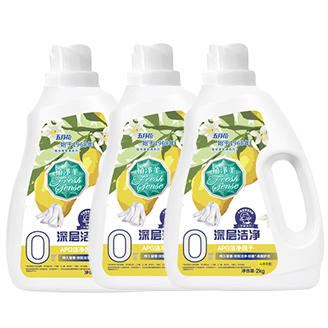 植净美 山茶花香深层洁净洗衣液2kg*3瓶装 商品图0