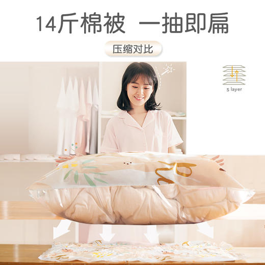 【强韧可折叠❗无异味】家用宿舍真空收纳袋真空压缩袋加厚多规格被子衣服储物袋真空袋。xa 商品图2