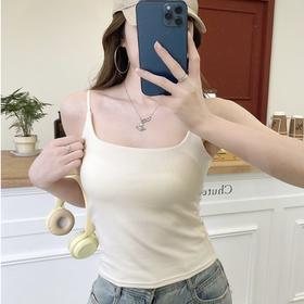 【买一送一！2个款式任选】卷卷紫新款时尚百搭bra吊带 免穿bra轻松穿搭 面料柔软细腻 温柔百搭显白 内搭/外穿