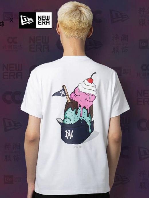 夏天的感觉！！韩版！男女同款New Era纽亦华 MLB 联名款经典美式街头棒球联盟短袖     棒球短袖 商品图3
