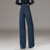高腰显瘦阔腿裤直筒牛仔裤，宽松休闲裤长裤MYX-XYF-DMJ9805-Y 商品缩略图2