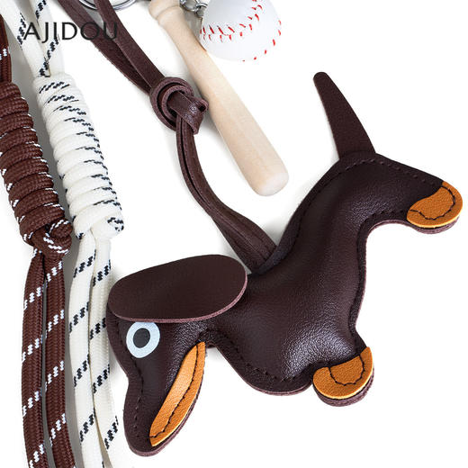 AJIDOU阿吉豆挂件潮流腊肠狗挂饰小众设年货节计装饰品 商品图2