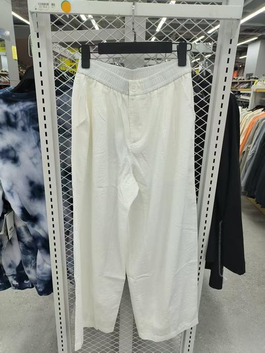 茵曼 直筒白色长裤子229.9元（线上线下同步在售，不一定有货，介意勿拍）599210-NT 商品图0