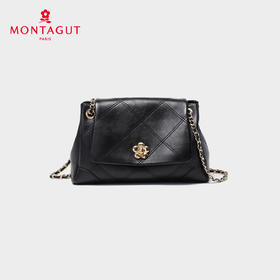 梦特娇女士休闲真皮链条包时尚单肩包可爱斜挎包