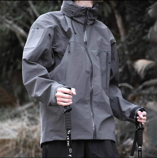 LeWalk  ALPHA JACKET GEN 2.2 MEN'S防水透气拉链舒适休闲长袖夹克冲锋衣 商品图7