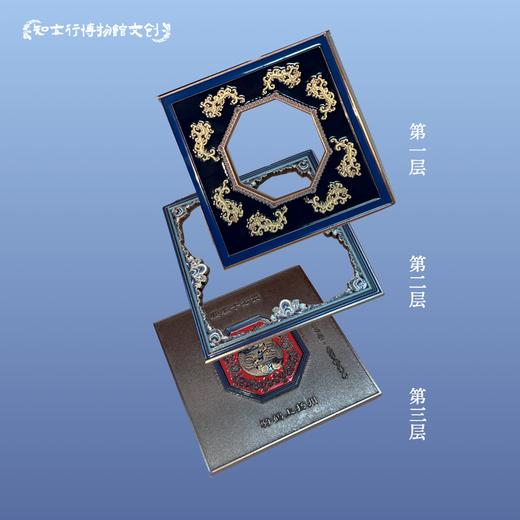 扬州瘦西湖五亭桥藻井冰箱贴三层金属材质古建文创旅游纪念品 商品图1