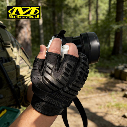 【露三指 可精细化操作 抗冲击 耐用性强】美国Mechanix超级技师战术骑行户外机械师铠甲防摔手套mpf ds（js） 商品图3