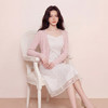 奢姿大码女装2026夏季胖妹妹针织开衫温柔粉蕾丝吊带裙套装两件套9962960029AB 商品缩略图2